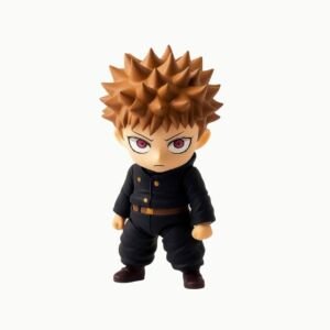 Spiky hair chibi action figure